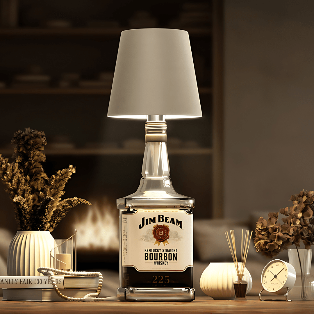 Luxe Glow Bottle Lamp